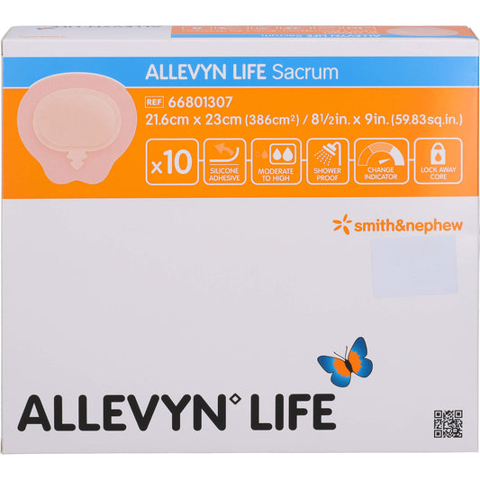 ALLEVYN Life Sacrum gr.21,6x23cm Silik.Schaumverb. 10 St