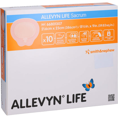 ALLEVYN Life Sacrum gr.21,6x23cm Silik.Schaumverb. 10 St