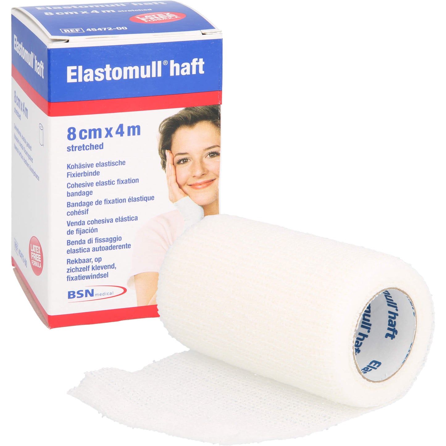 ELASTOMULL haft 8 cmx4 m Fixierbinde 1 St