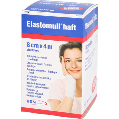 ELASTOMULL haft 8 cmx4 m Fixierbinde 1 St