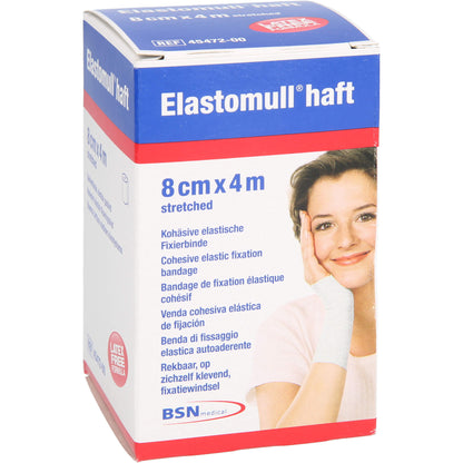 ELASTOMULL haft 8 cmx4 m Fixierbinde 1 St