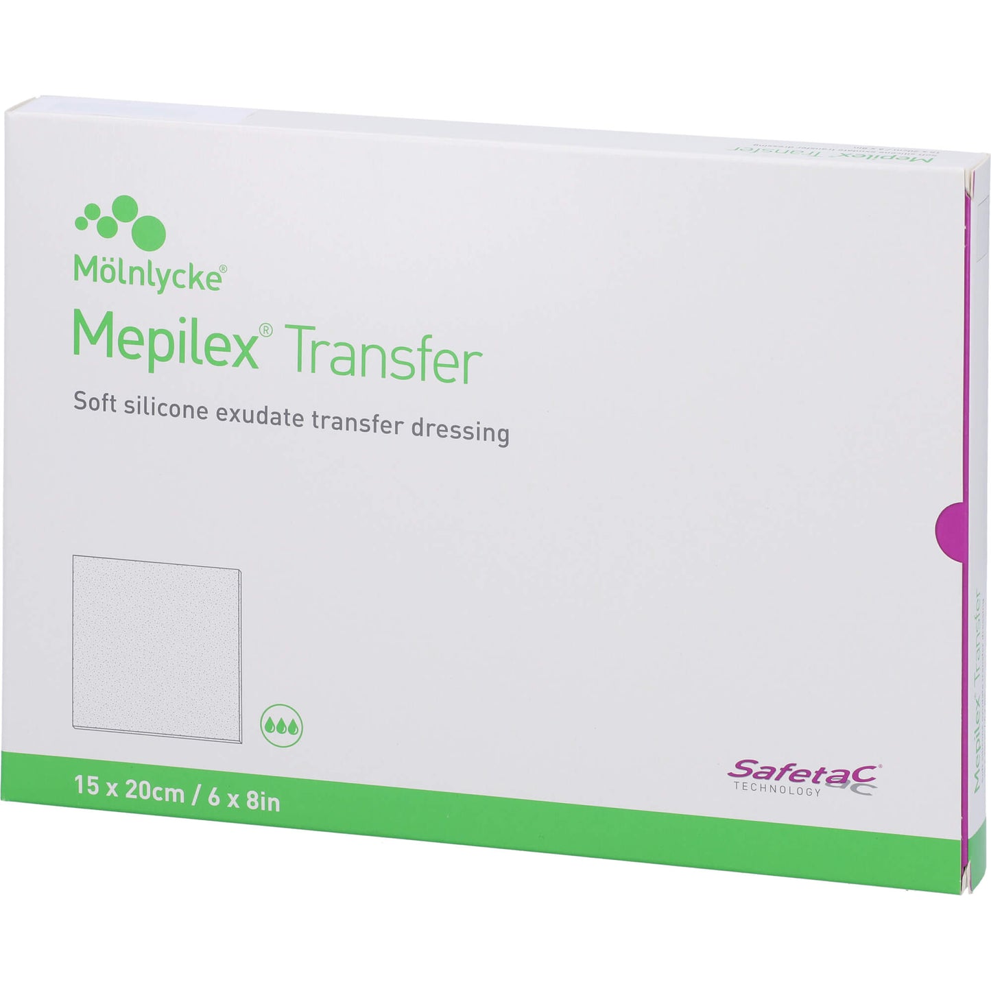MEPILEX Transfer Schaumverband 15x20 cm steril 5 St