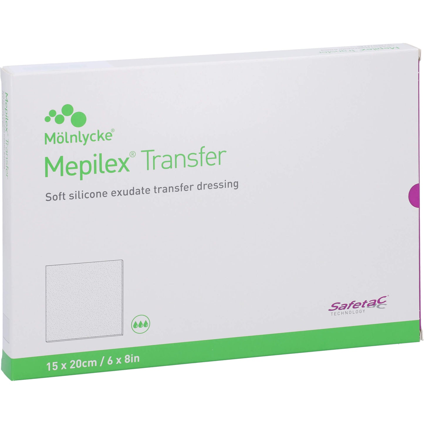 MEPILEX Transfer Schaumverband 15x20 cm steril 5 St