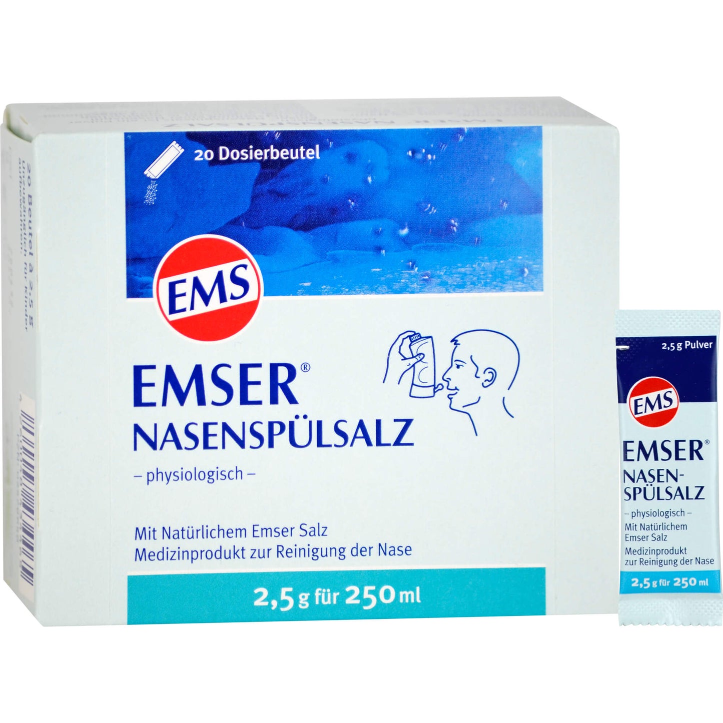 EMSER Nasenspülsalz physiologisch Btl. 20 St