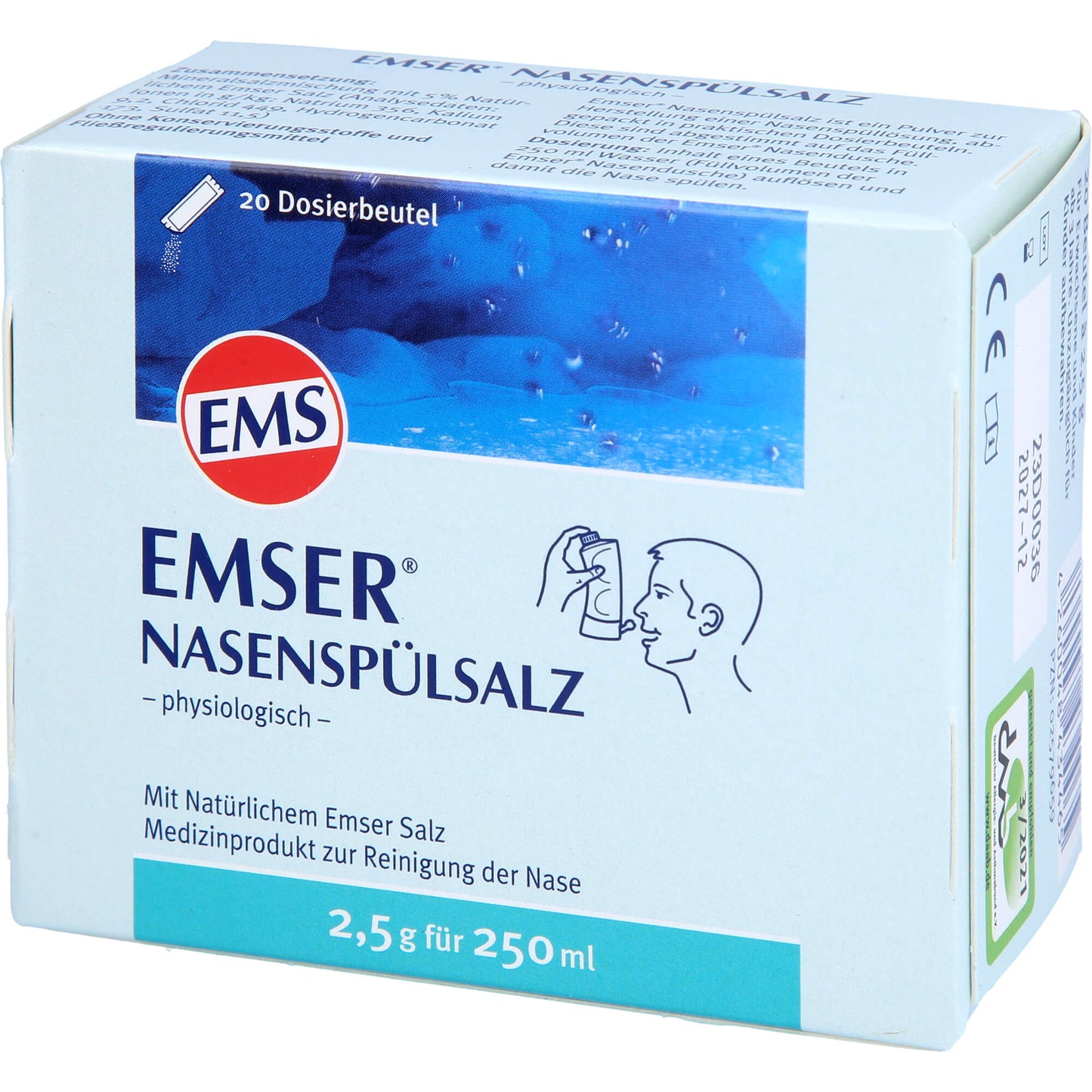 EMSER Nasenspülsalz physiologisch Btl. 20 St