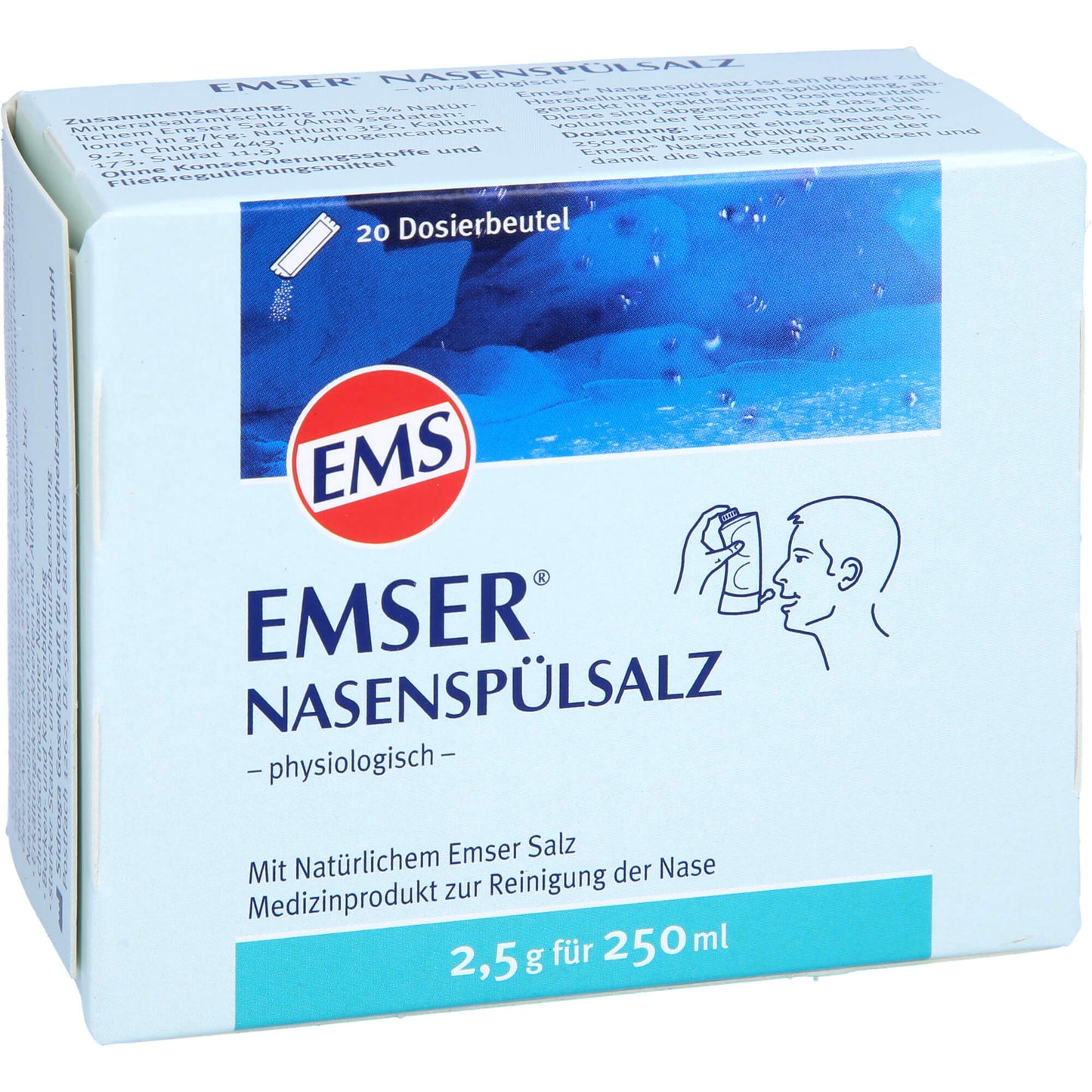 EMSER Nasenspülsalz physiologisch Btl. 20 St