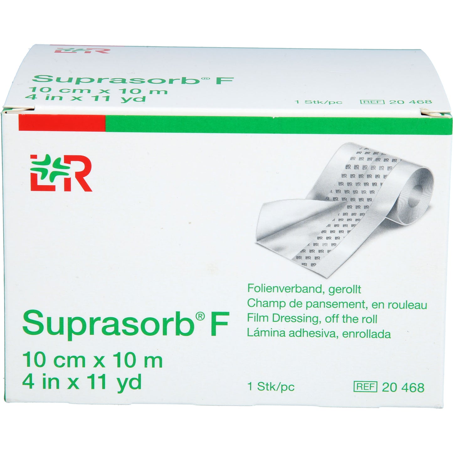 SUPRASORB F Folien-Wundverb.10 cmx10 m unste.Rolle 1 St