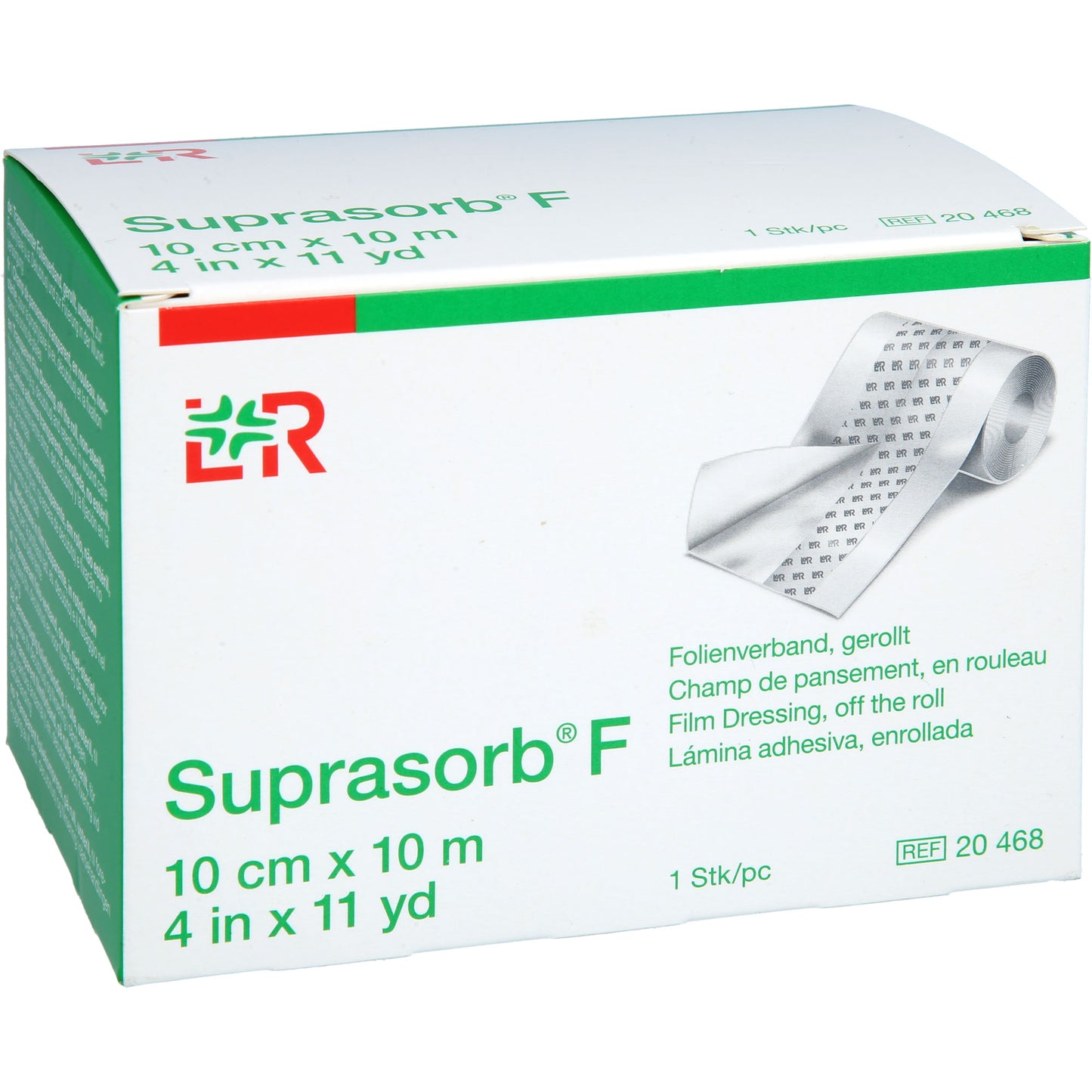 SUPRASORB F Folien-Wundverb.10 cmx10 m unste.Rolle 1 St