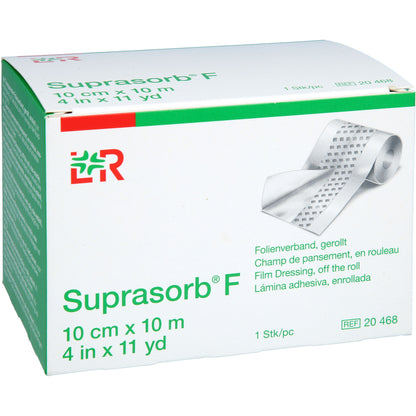 SUPRASORB F Folien-Wundverb.10 cmx10 m unste.Rolle 1 St