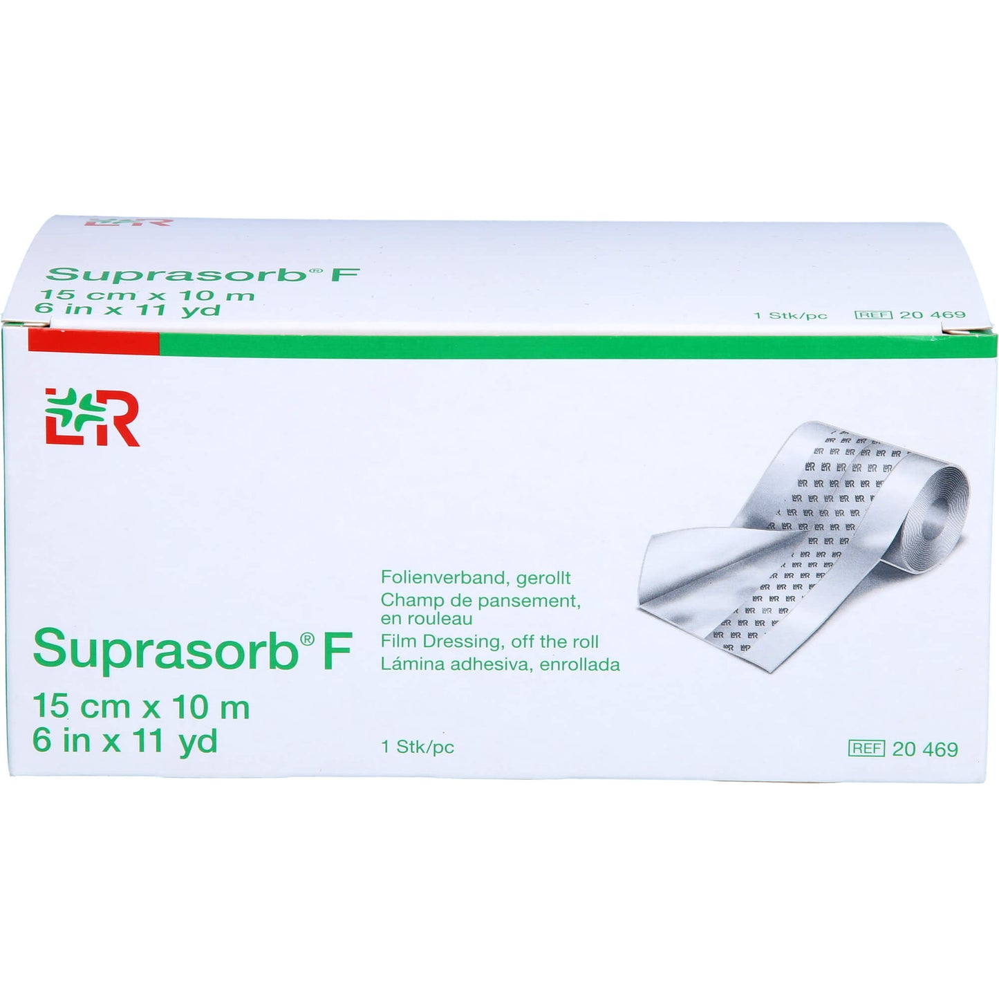 SUPRASORB F Folien-Wundverb.15 cmx10 m unste.Rolle 1 St
