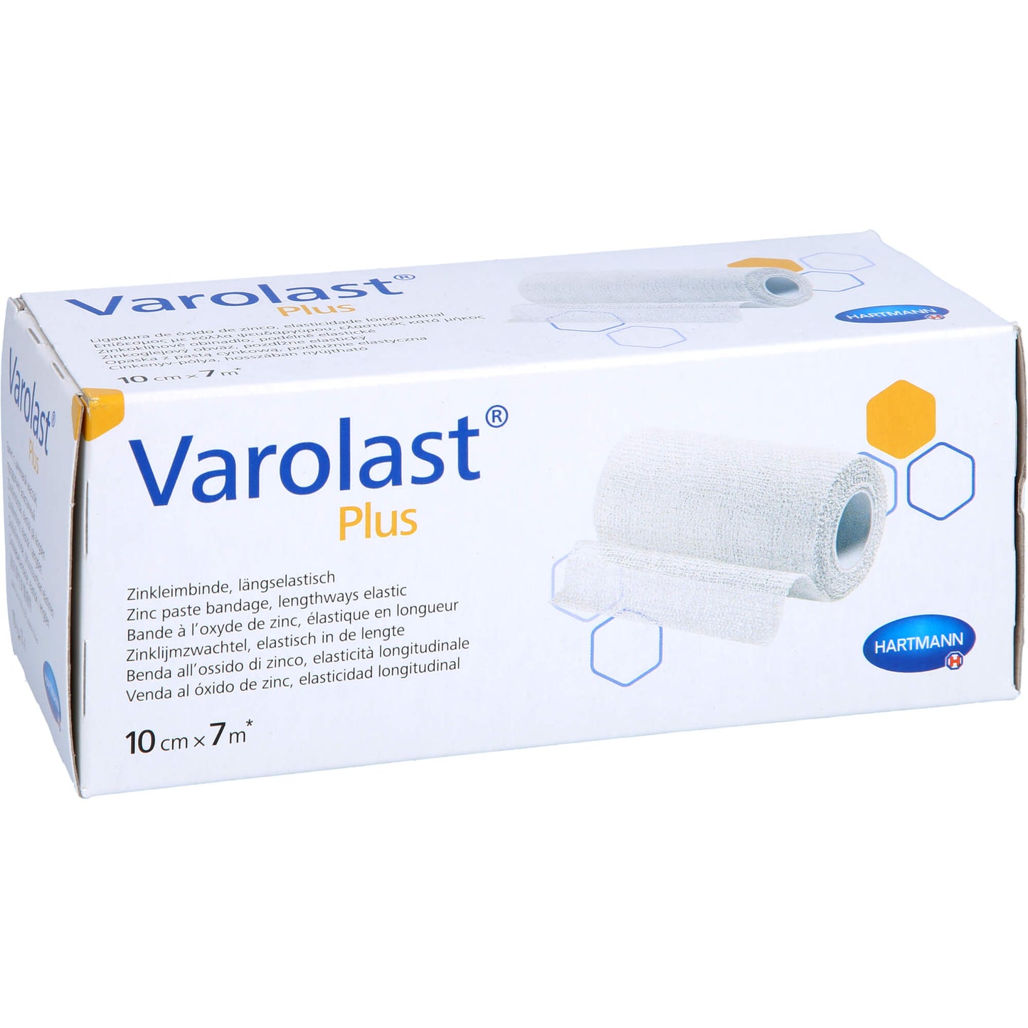 VAROLAST Plus Zinkleimbinde 10 cmx7 m 1 St