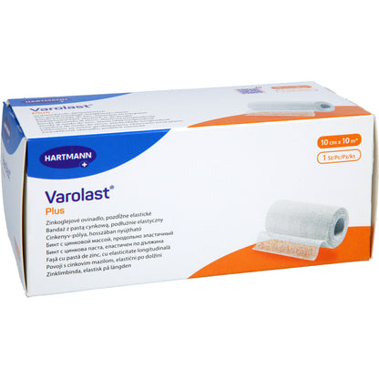 VAROLAST Plus Zinkleimbinde 10 cmx10 m 1 St