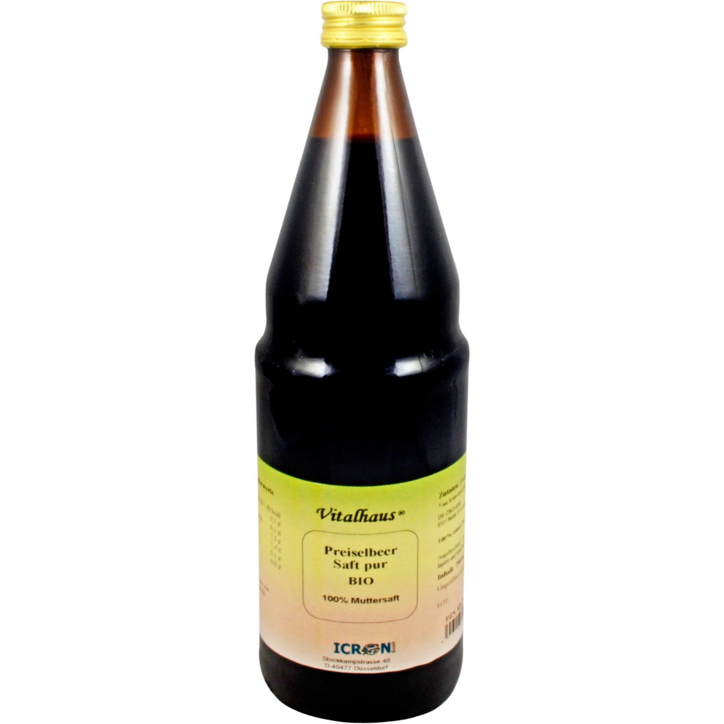 PREISELBEER Saft Pur Bio Vitalhaus 750 ml