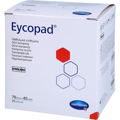 EYCOPAD Augenkompressen 70x85 mm steril 25 St