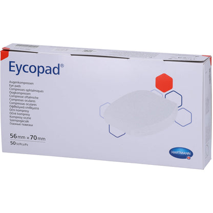 EYCOPAD Augenkompressen 56x70 mm unsteril 50 St