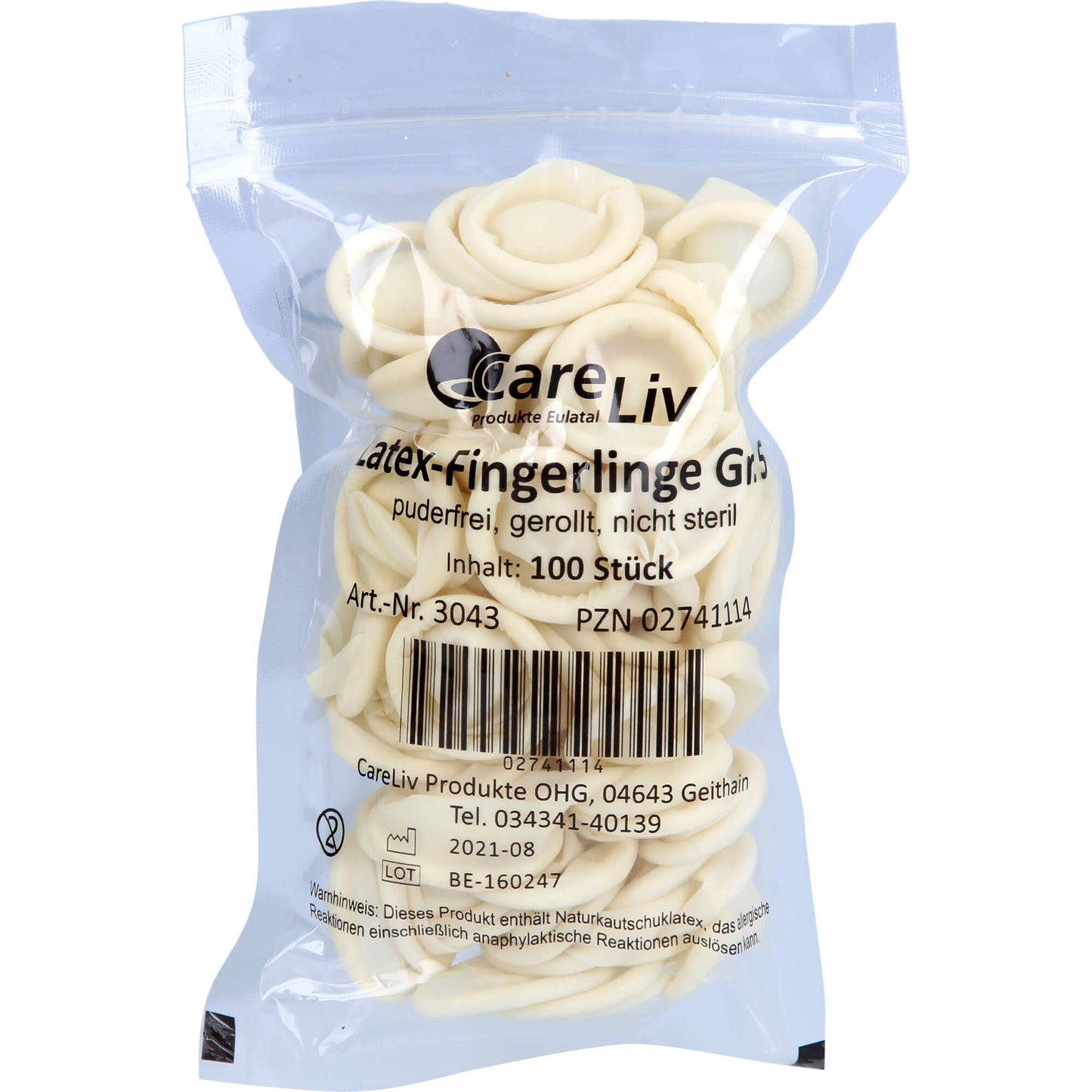 FINGERLING Latex OP Gr.5 100 St