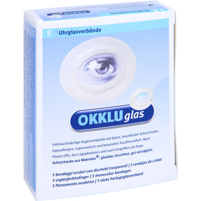 OKKLUGLAS Uhrglasverband 5 St