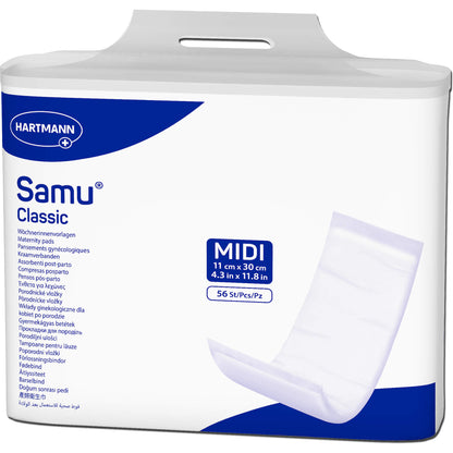 SAMU Wöchnerinnen Vorlagen Classic midi 11x30 cm 56 St