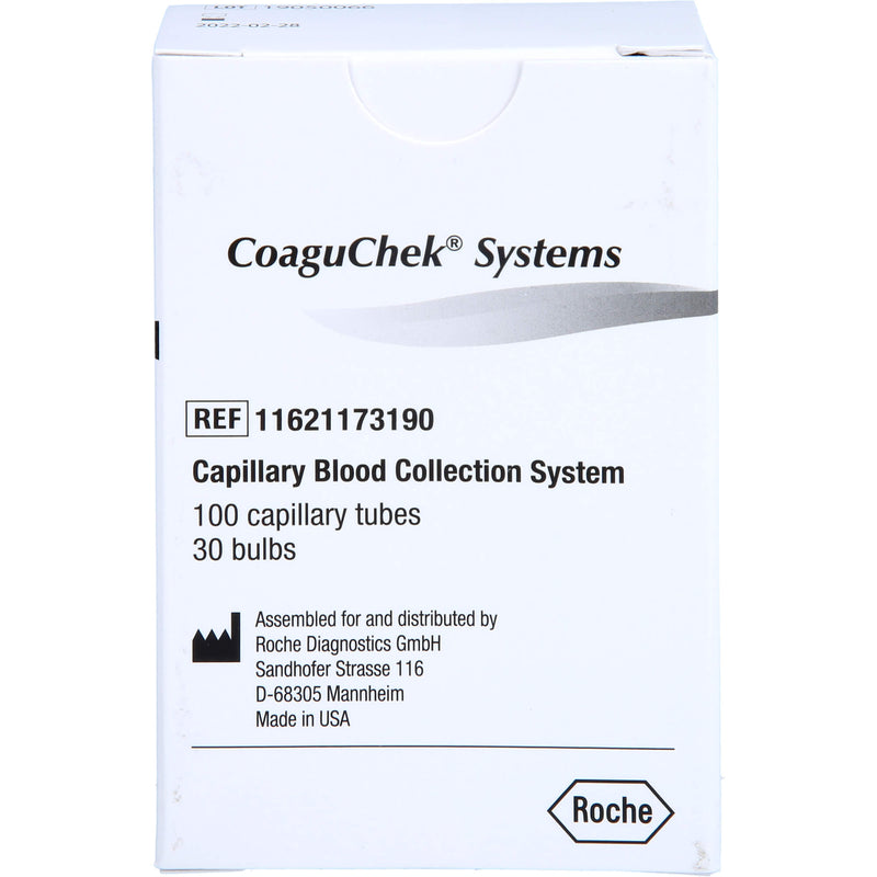 COAGU CHEK SYSTEMS KAPILLA 100 St