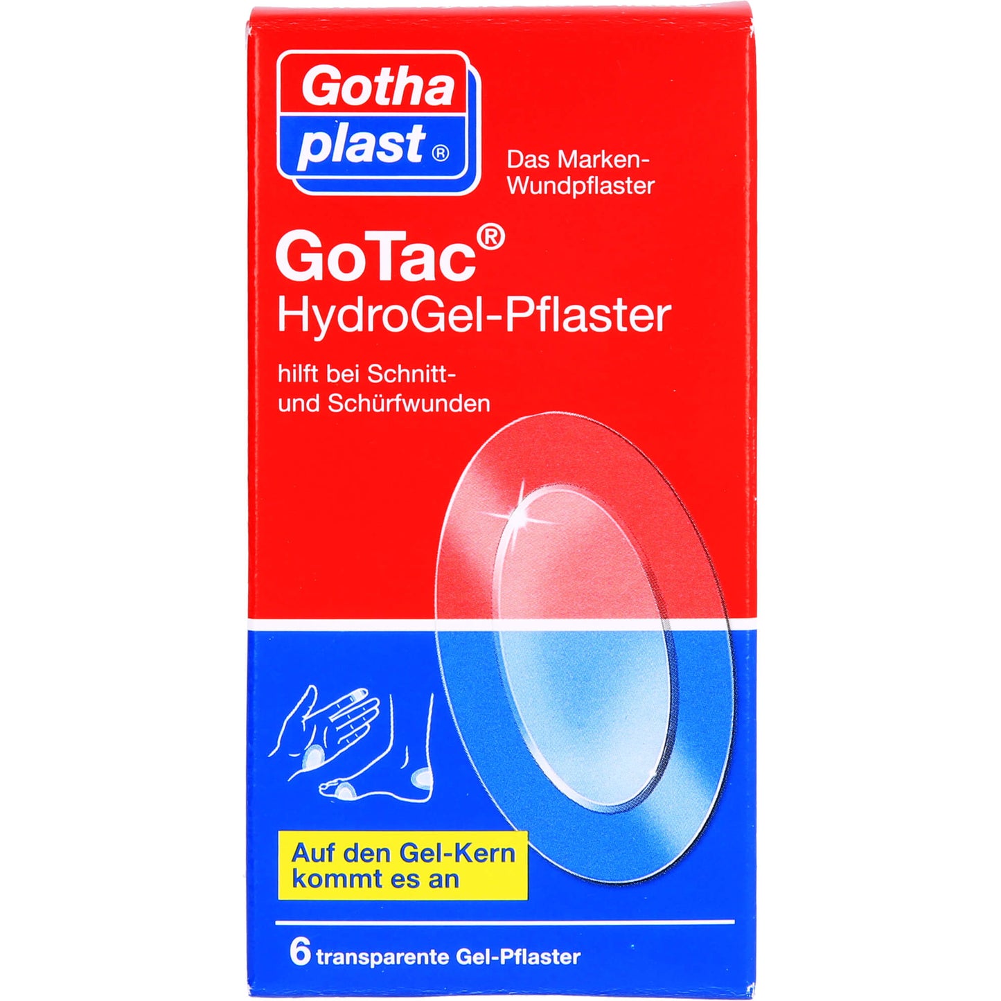GOTAC Wundfilm mit Gelpolster 6 St