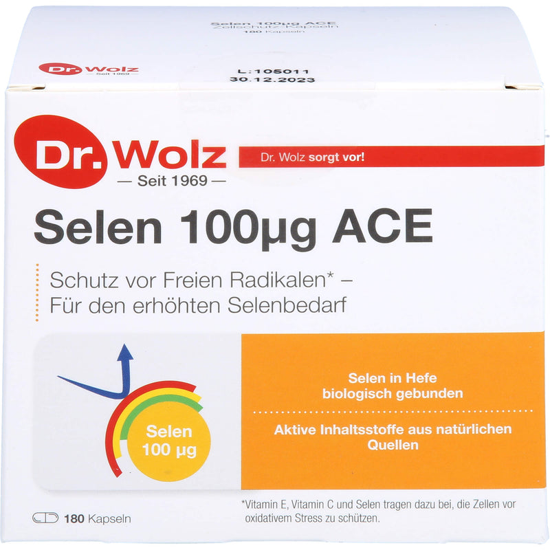 SELEN ACE 100MCG 180 TAGE 180 St