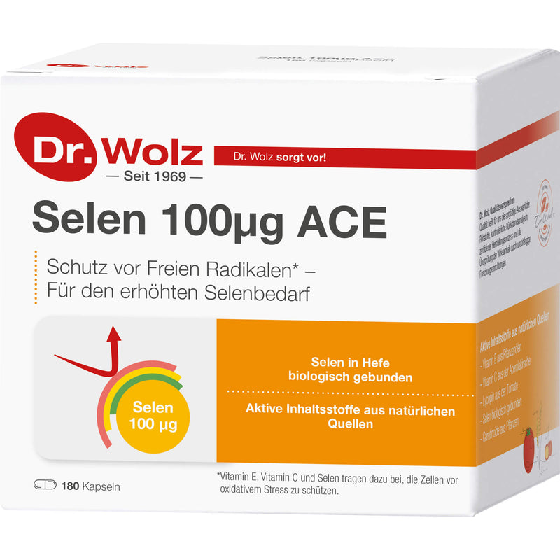 SELEN ACE 100MCG 180 TAGE 180 St