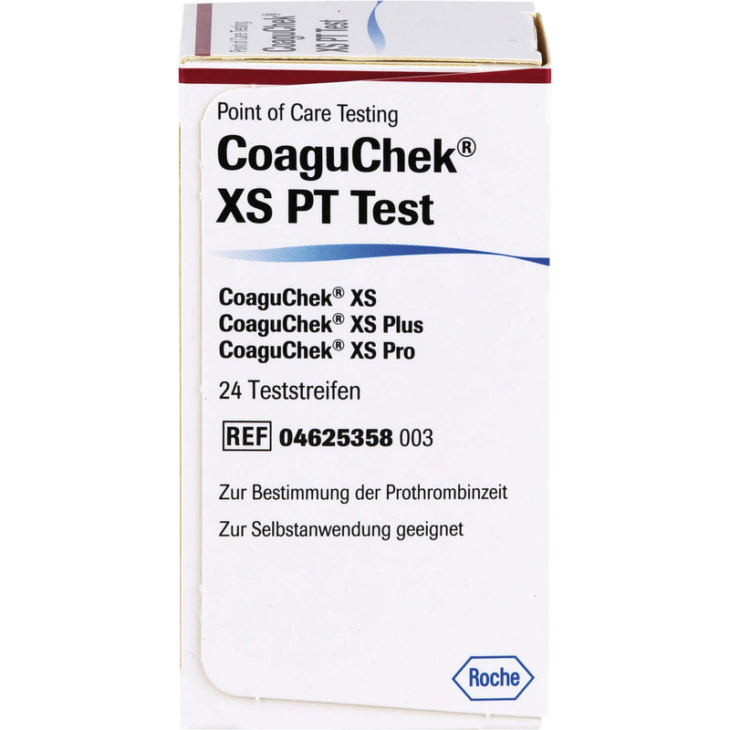 COAGU CHEK XS PT TEST 24 St