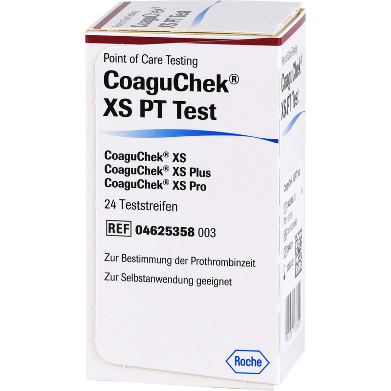 COAGU CHEK XS PT TEST 24 St