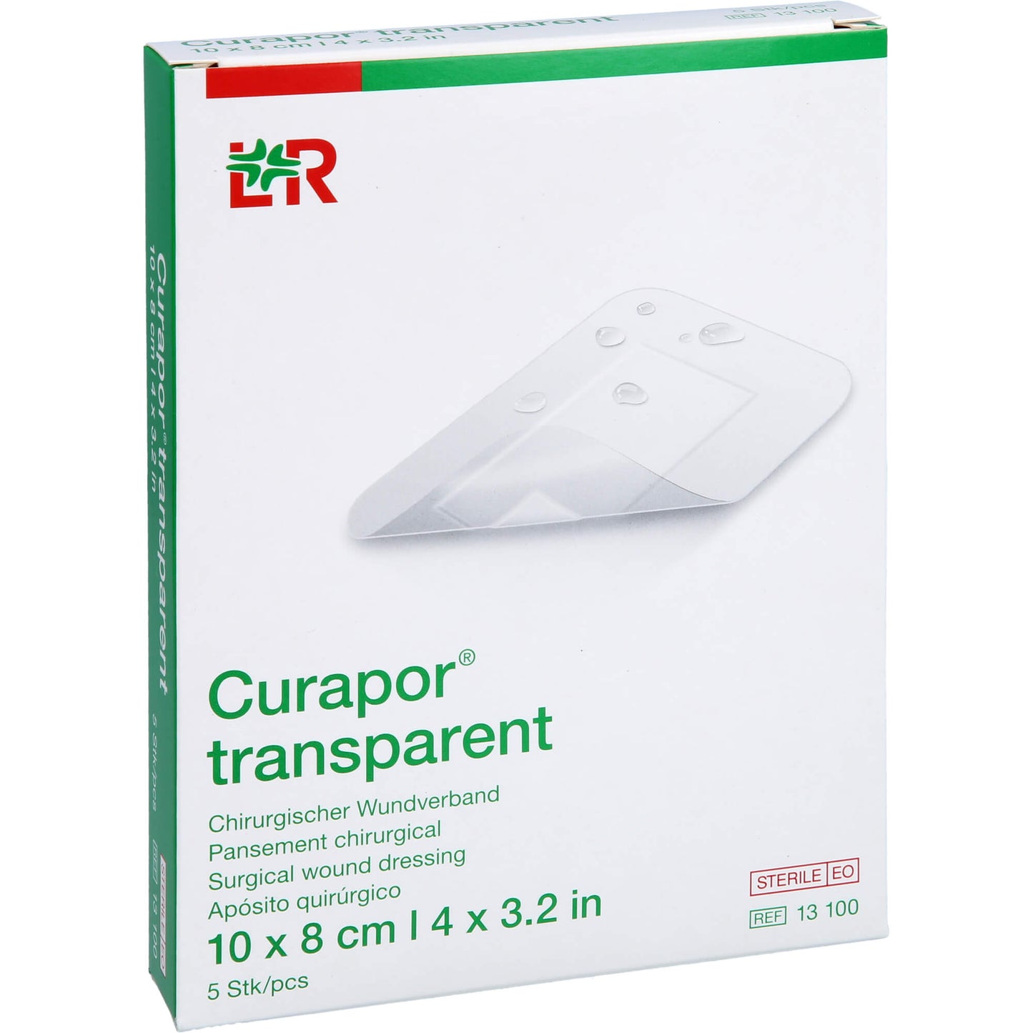CURAPOR Wundverband steril transparent 8x10 cm 5 St