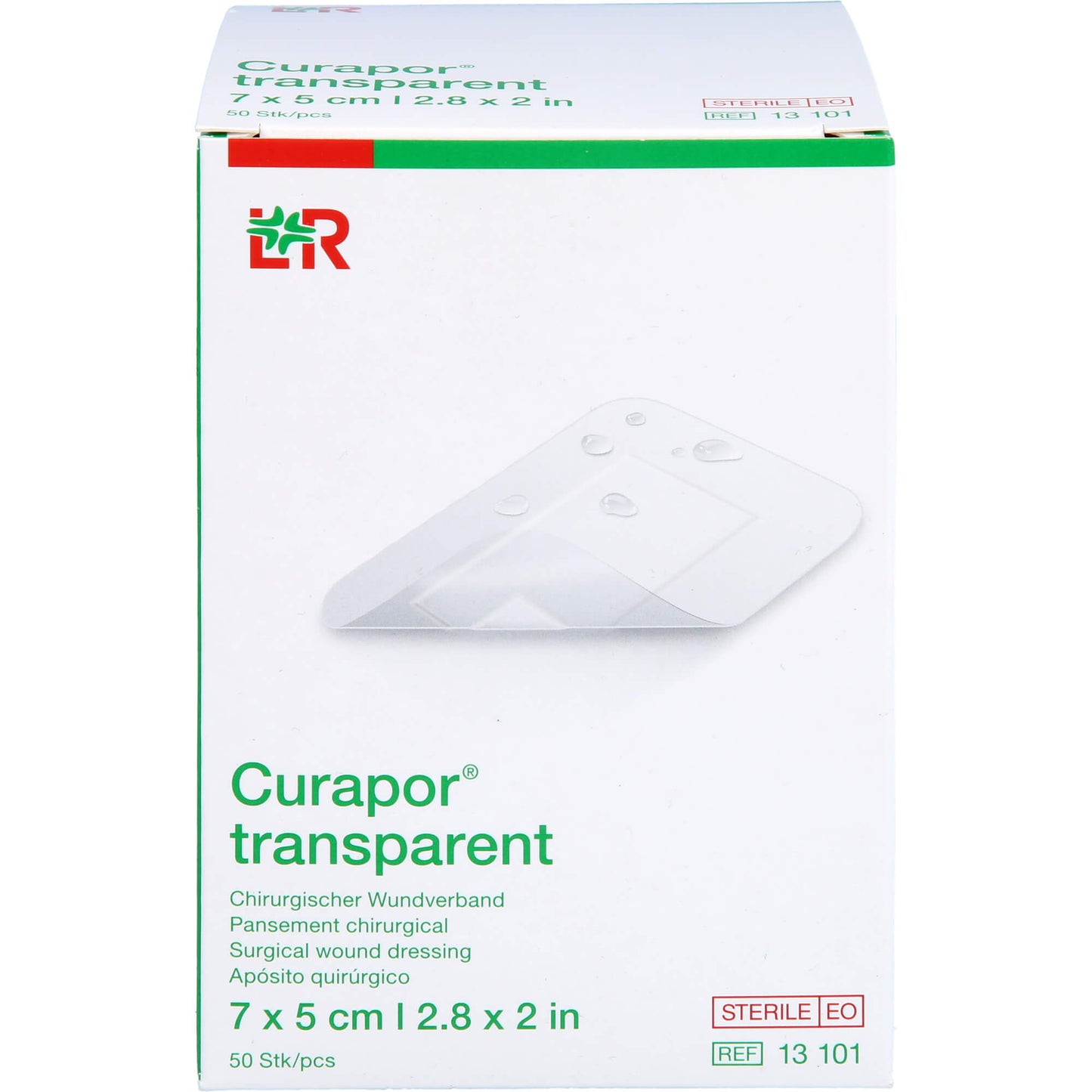 CURAPOR Wundverband steril transparent 5x7 cm 50 St