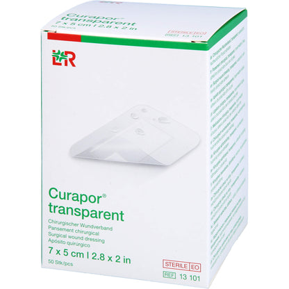 CURAPOR Wundverband steril transparent 5x7 cm 50 St