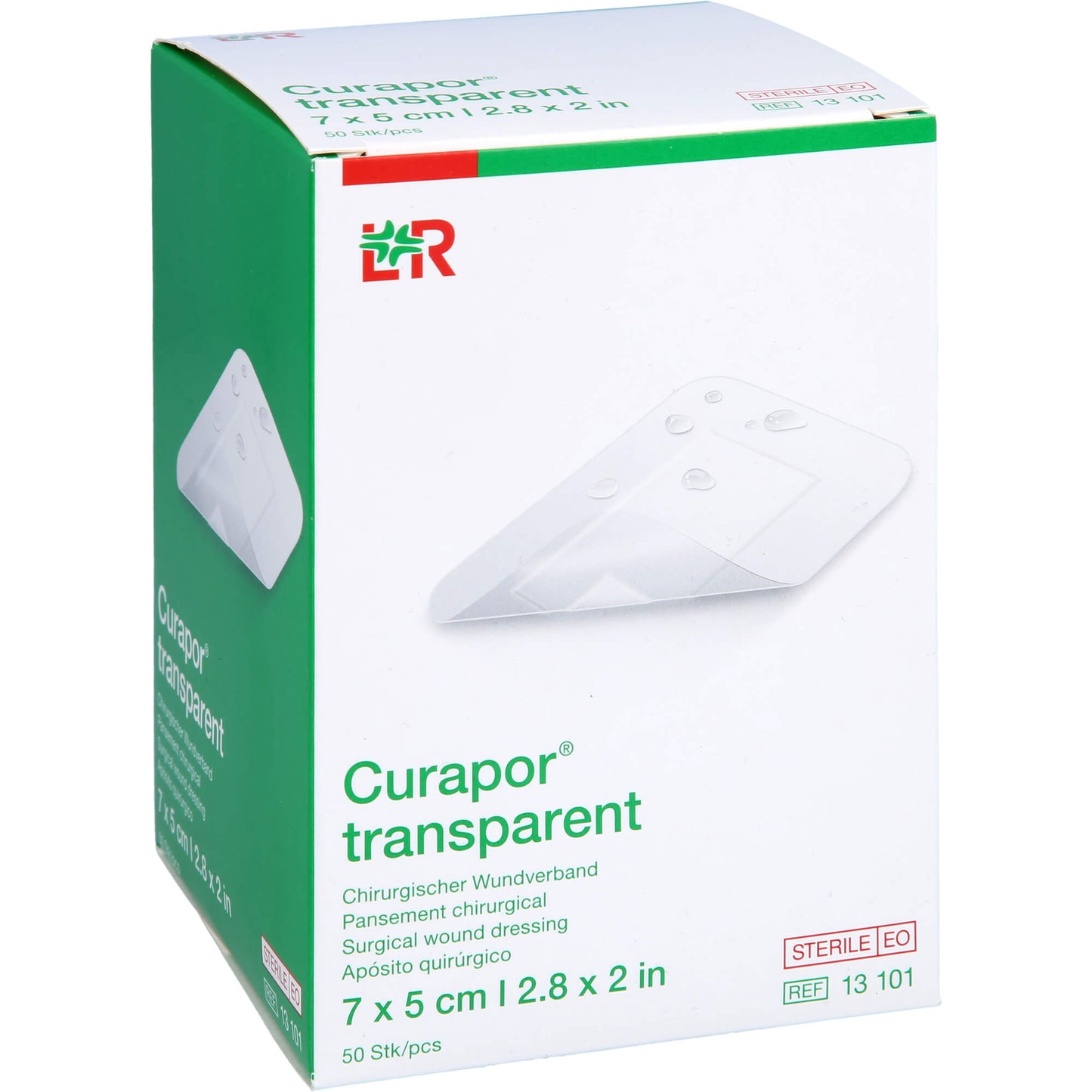 CURAPOR Wundverband steril transparent 5x7 cm 50 St