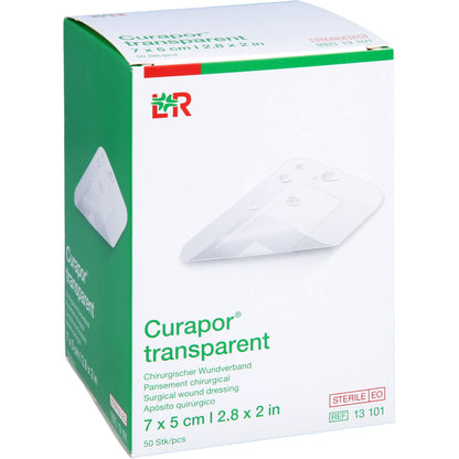 CURAPOR Wundverband steril transparent 5x7 cm 50 St