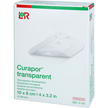 CURAPOR Wundverband steril transparent 8x10 cm 25 St