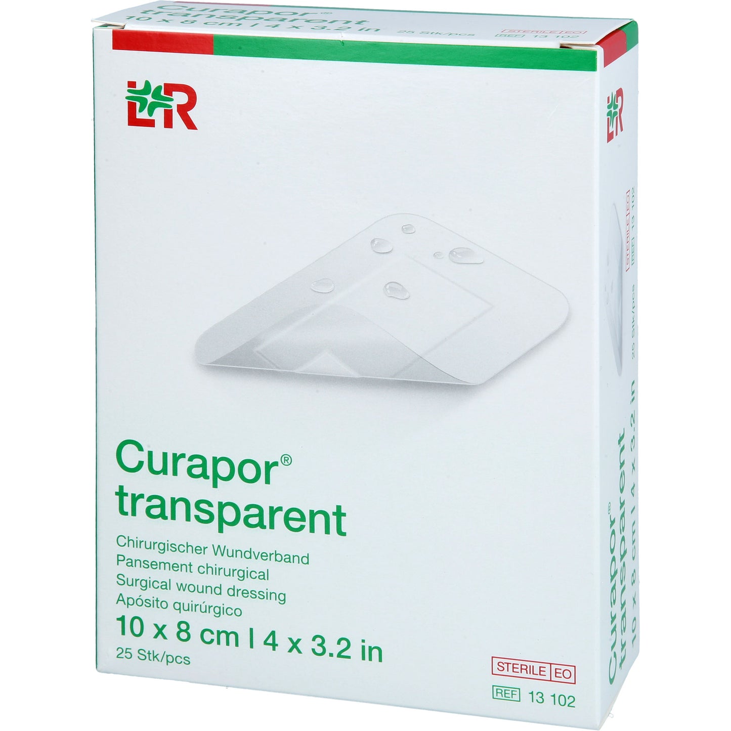 CURAPOR Wundverband steril transparent 8x10 cm 25 St
