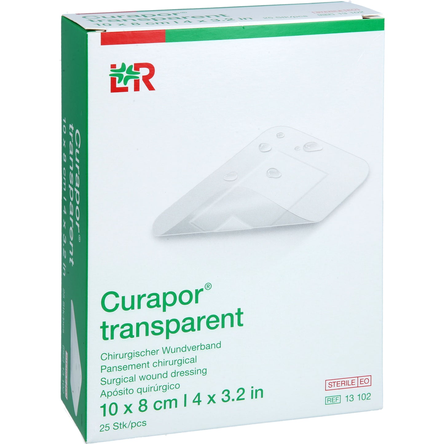 CURAPOR Wundverband steril transparent 8x10 cm 25 St