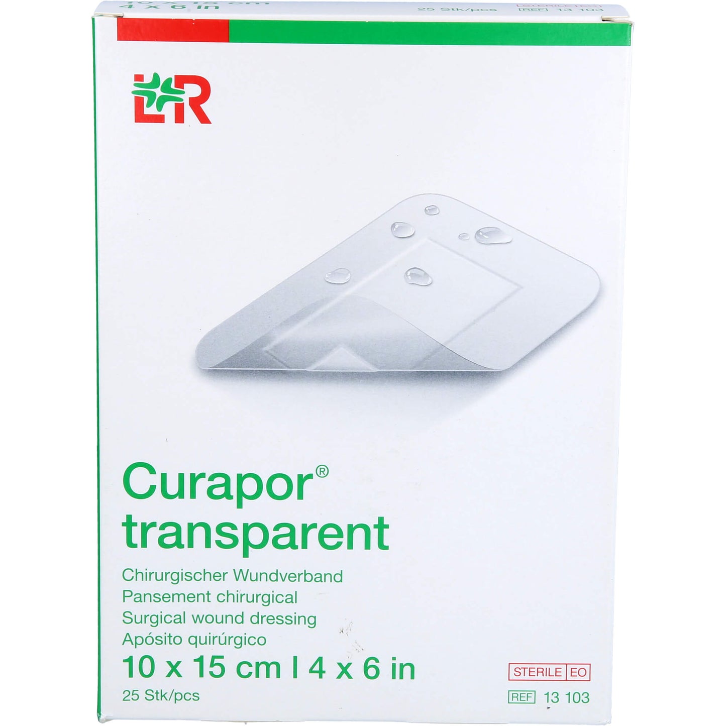 CURAPOR Wundverband steril transparent 10x15 cm 25 St