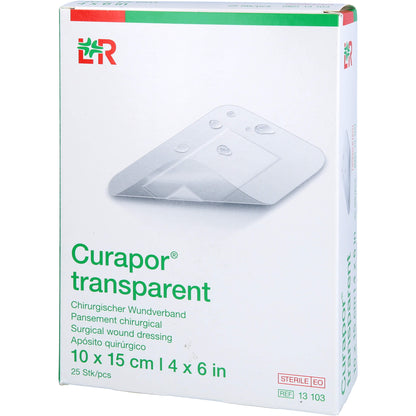 CURAPOR Wundverband steril transparent 10x15 cm 25 St