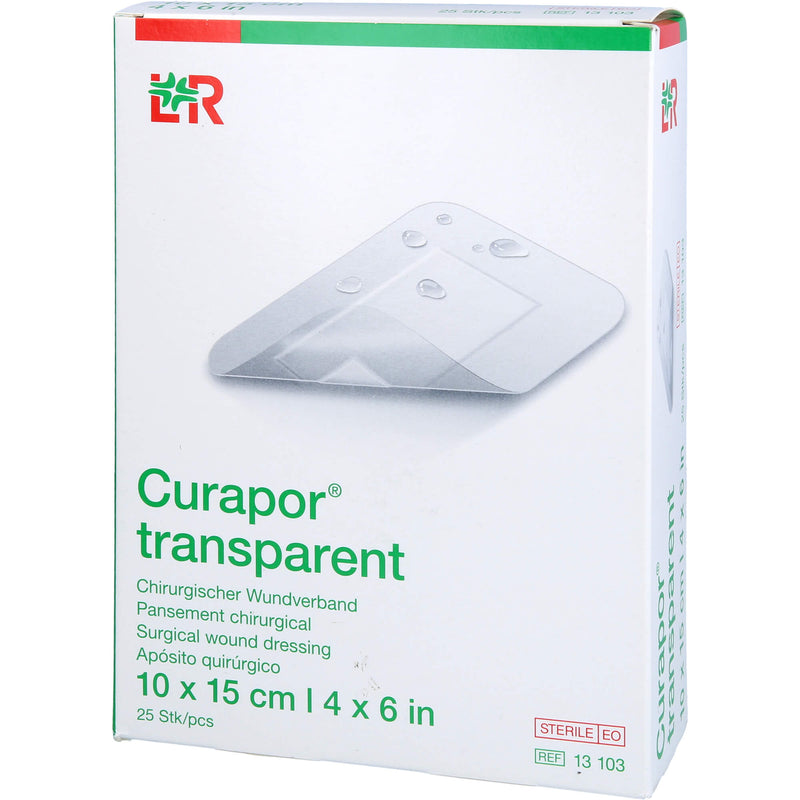 CURAPOR TRAN WUNDV ST10X15 25 St