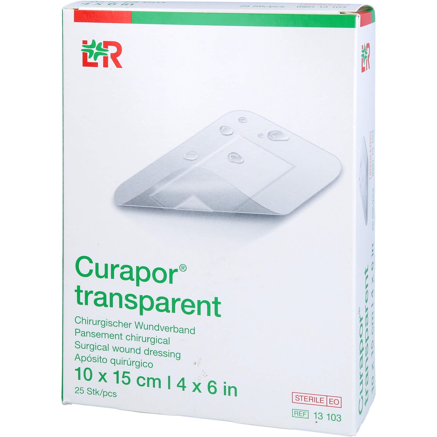 CURAPOR Wundverband steril transparent 10x15 cm 25 St