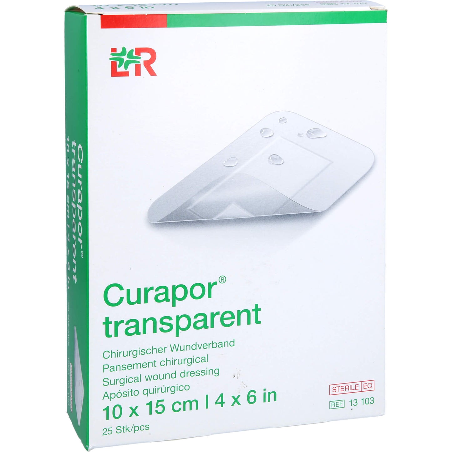 CURAPOR Wundverband steril transparent 10x15 cm 25 St