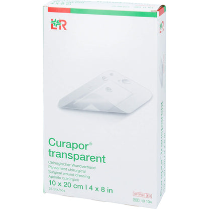 CURAPOR Wundverband steril transparent 10x20 cm 25 St
