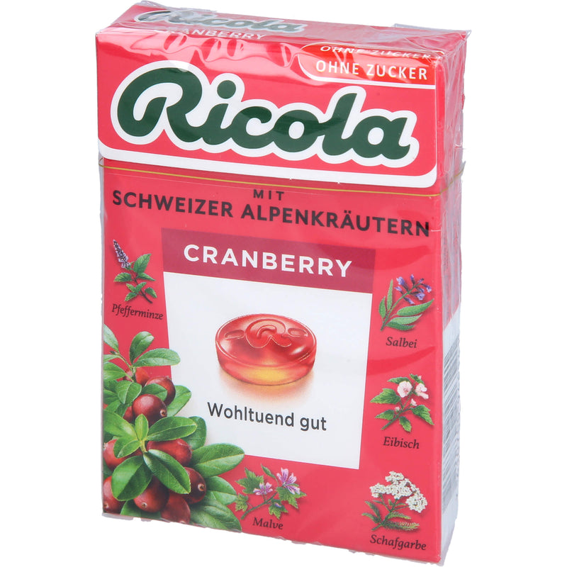 RICOLA OZ BOX CRANBERRY 50 g