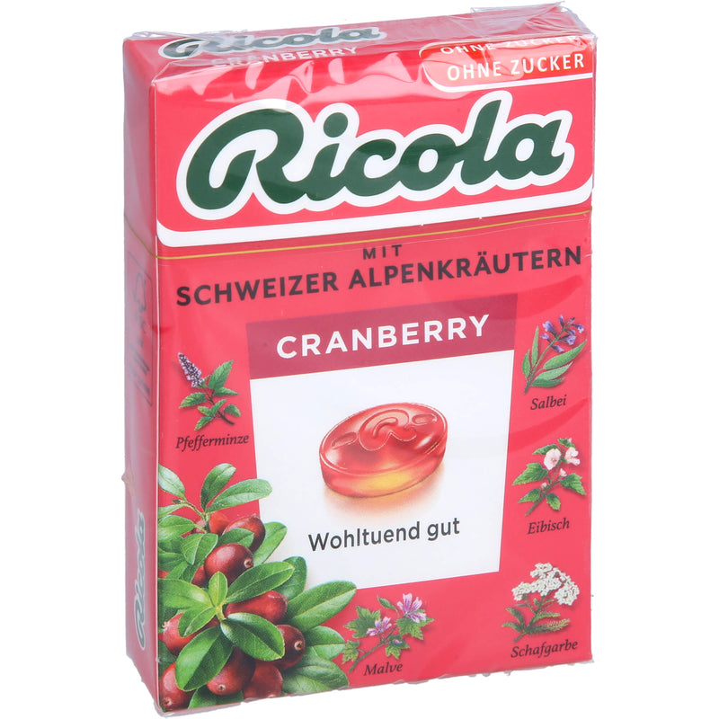 RICOLA OZ BOX CRANBERRY 50 g