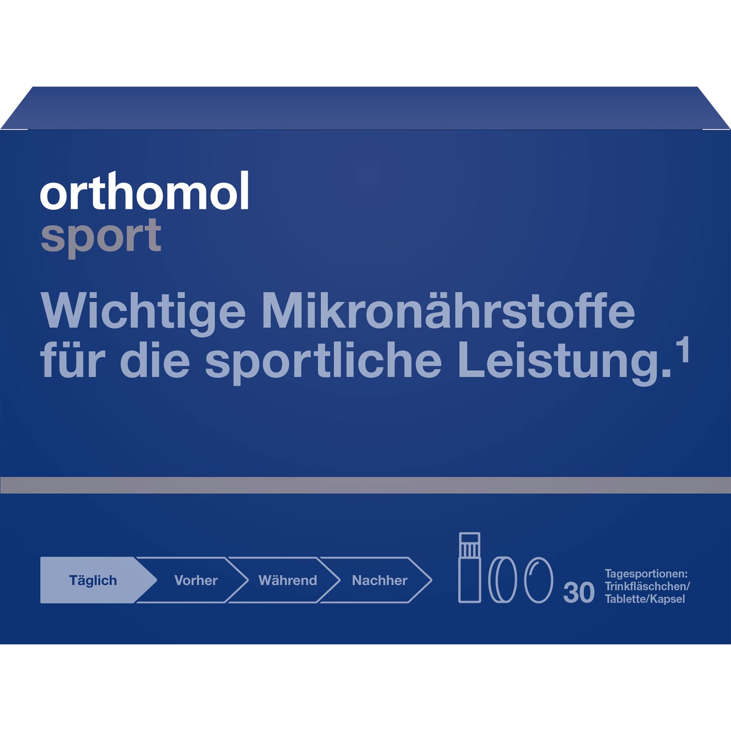 ORTHOMOL Sport Trinkfläschchen/Tabl./Kaps.Kombip. 30 St