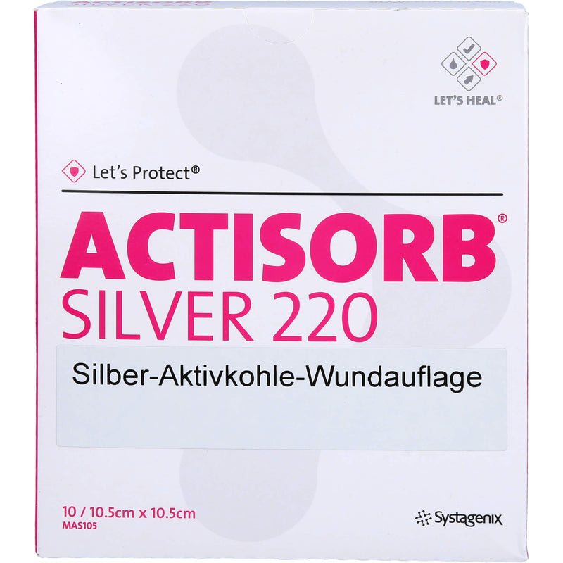 ACTISORB220 SILV 10.5X10.5 10 St