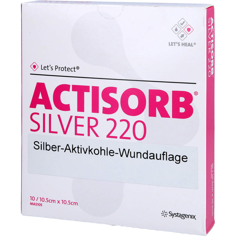 ACTISORB220 SILV 10.5X10.5 10 St