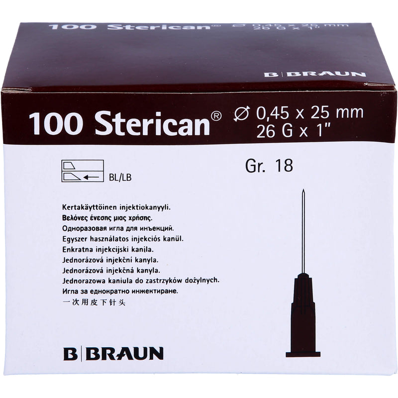 STERICAN K LL0 45X25MMGR18 100 St