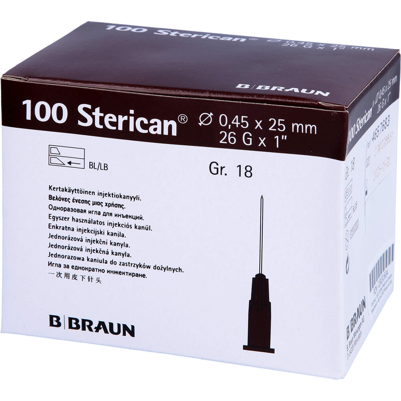 STERICAN K LL0 45X25MMGR18 100 St