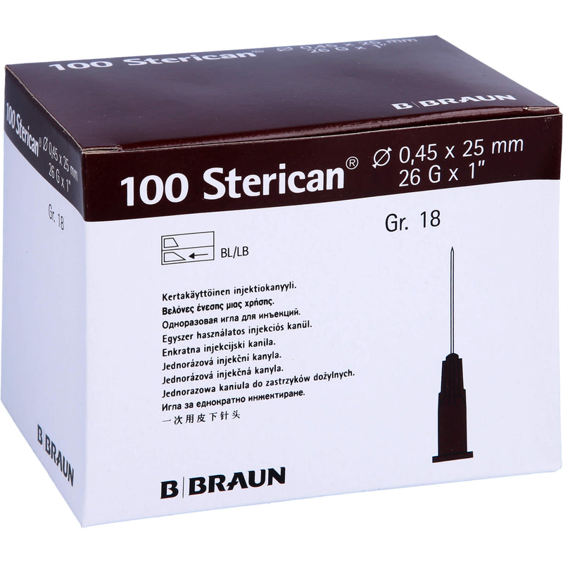 STERICAN K LL0 45X25MMGR18 100 St